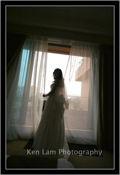 Bride reflecting…