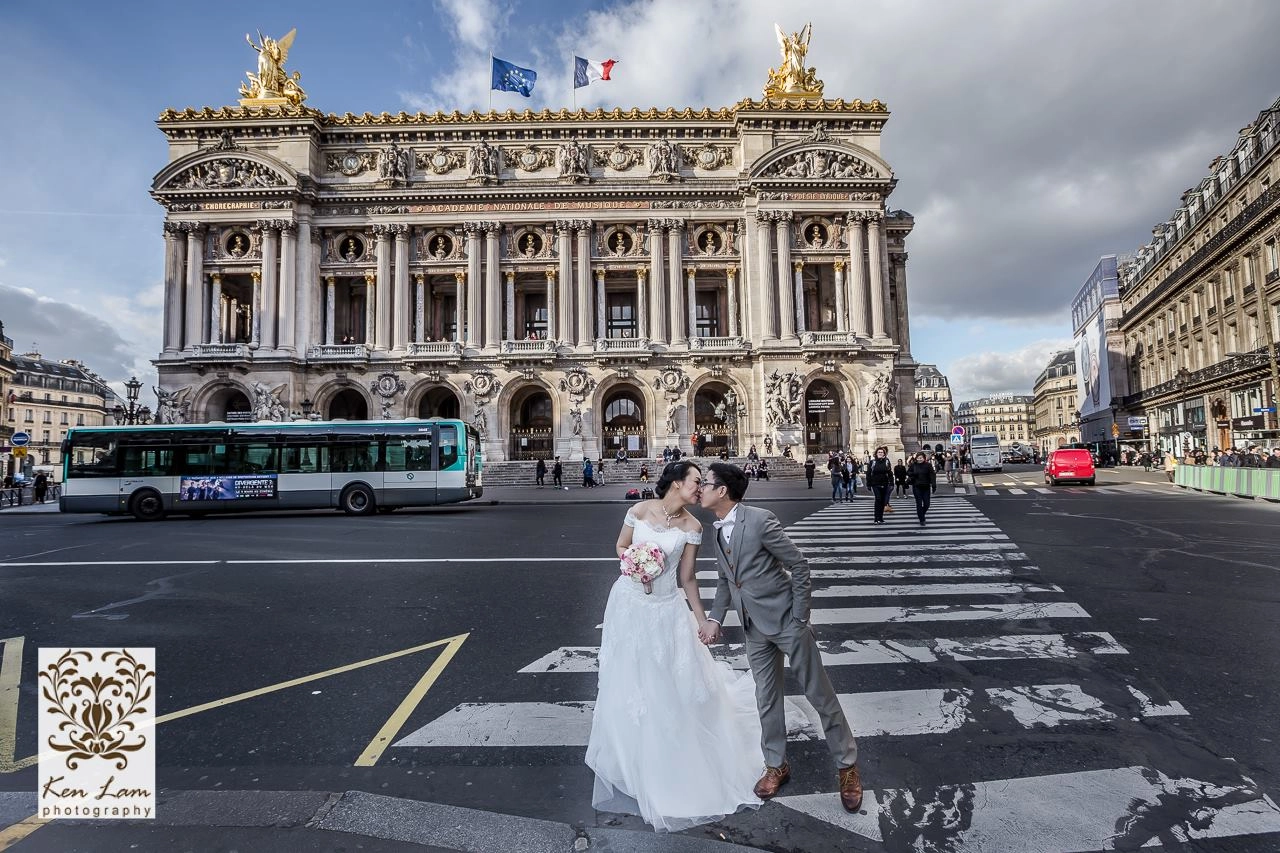 Pre-wedding Photography at Paris Opera