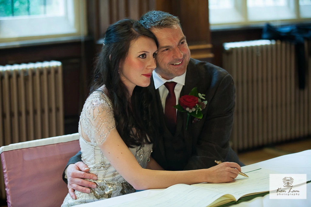 Wedding photographer at Jesmond Dene House