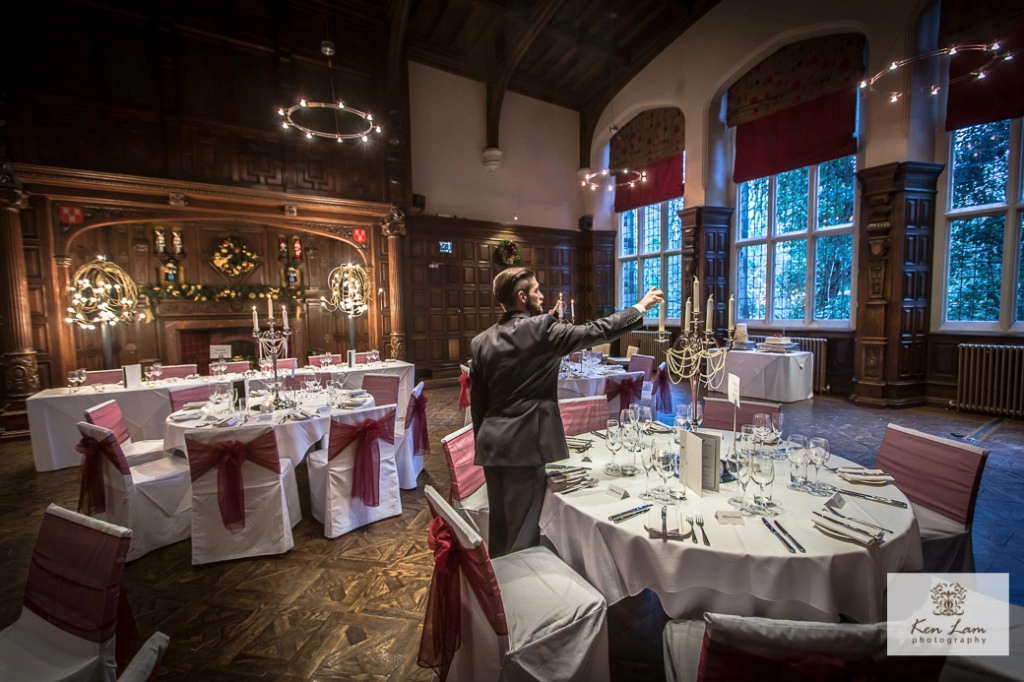 Wedding photographer at Jesmond Dene House