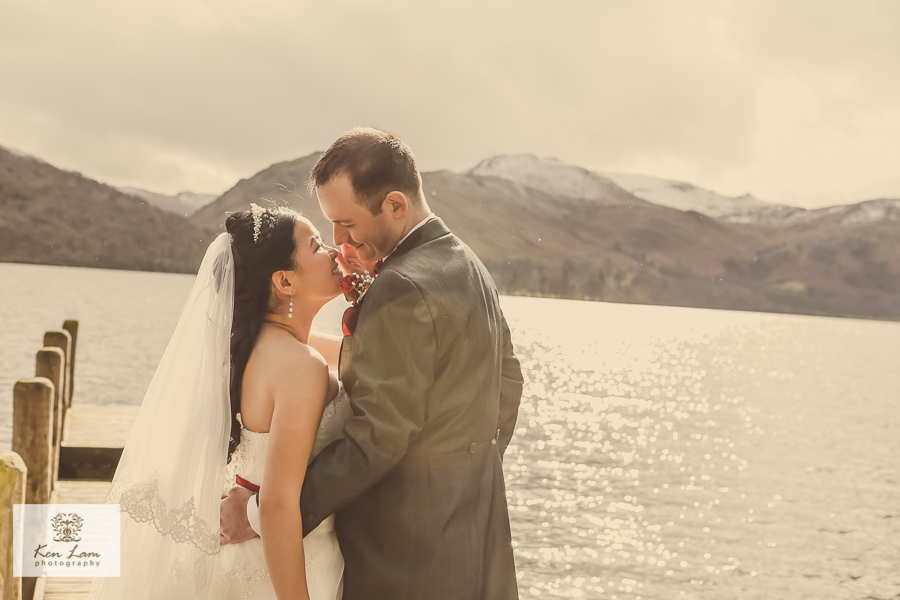 Wedding photography at Leeming House, Lake District