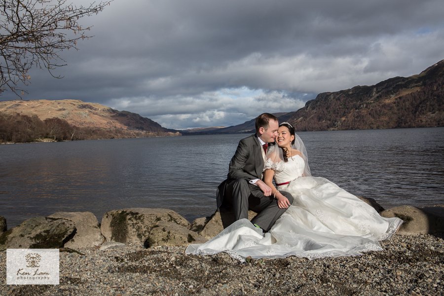 Wedding photography at Leeming House, Lake District