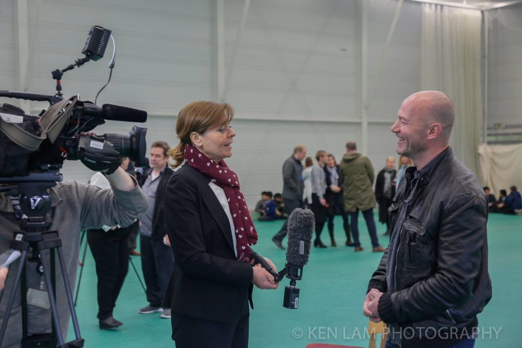 Photographer at Guinness World Records: Alan Shearer and NBS breaks World Record