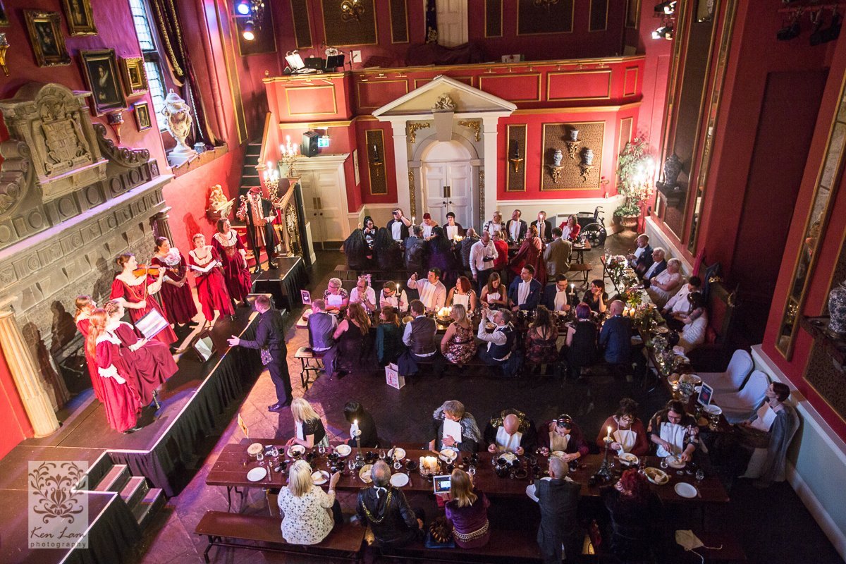 Elizabethan Banquet at Medieval Wedding at Lumley Castle