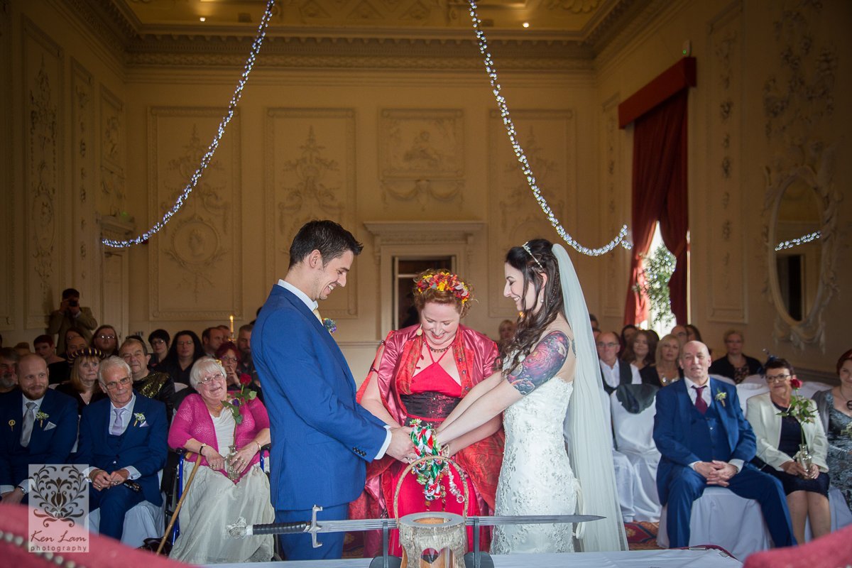 Celtic Wedding Ceremony at Lumley Castle